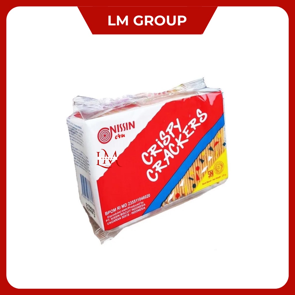 Nissin Crispy Crackers Biskuit 225gr