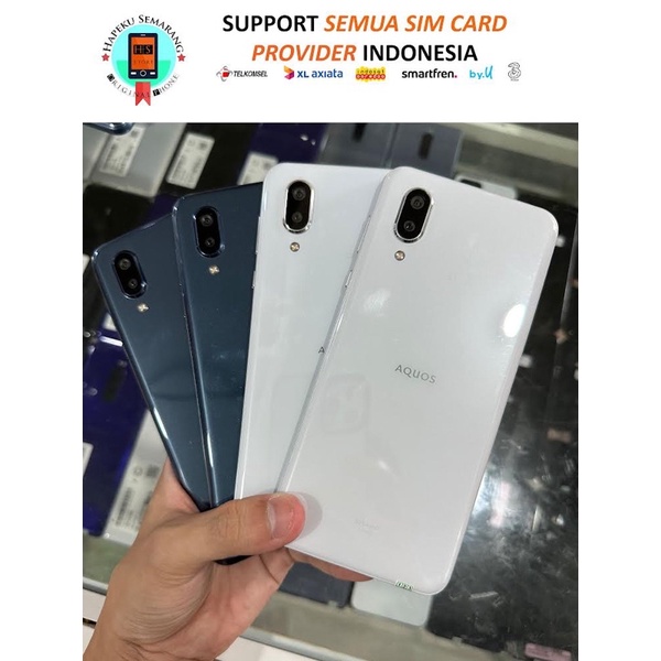Sharp SHV 46 AQUOS 3 PLUS Sense 3 Plus Like New Bergaransi SUPPORT ALL OPERATOR