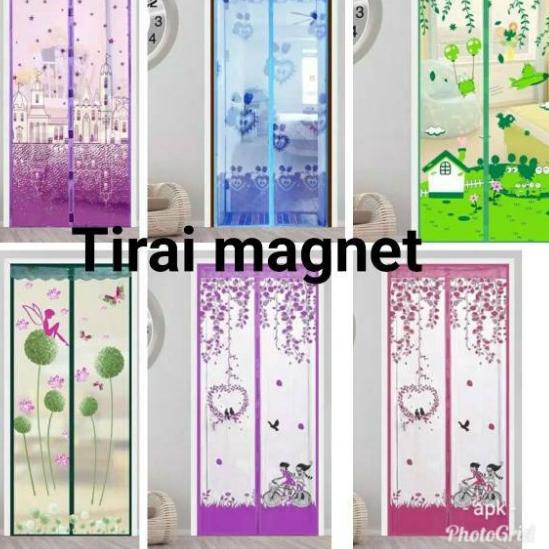 GORDEN TIRAI MAGNET ANTI NYAMUK PINTU KAMAR TIDUR RUMAH MURAH | HORDENG KORDEN TIRAY JARING KELAMBU 