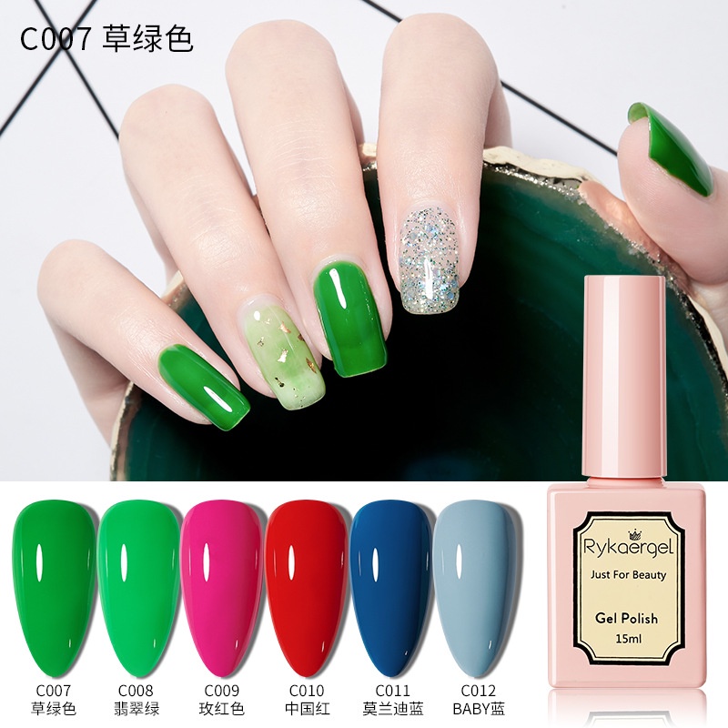 [ORIGINAL] Rykaergel kutek Gel UV Color Series 15 ML UV Led Soak Off Gel Polish Kutek Gel 15ml/Kutek Gel/UV GEL LED/UV Gel Polish