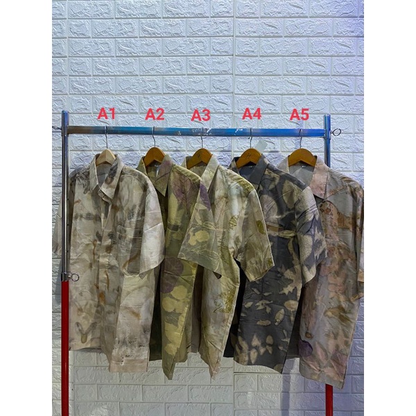 Ecoprint Kemeja Pria