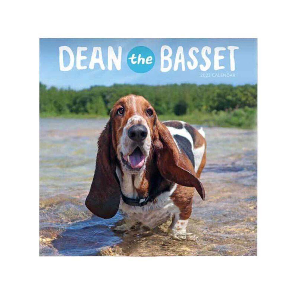 R-flower Dean The Basset Creatives Adorable Pet Dog Hanging Calendar Kalender Rumah Kantor