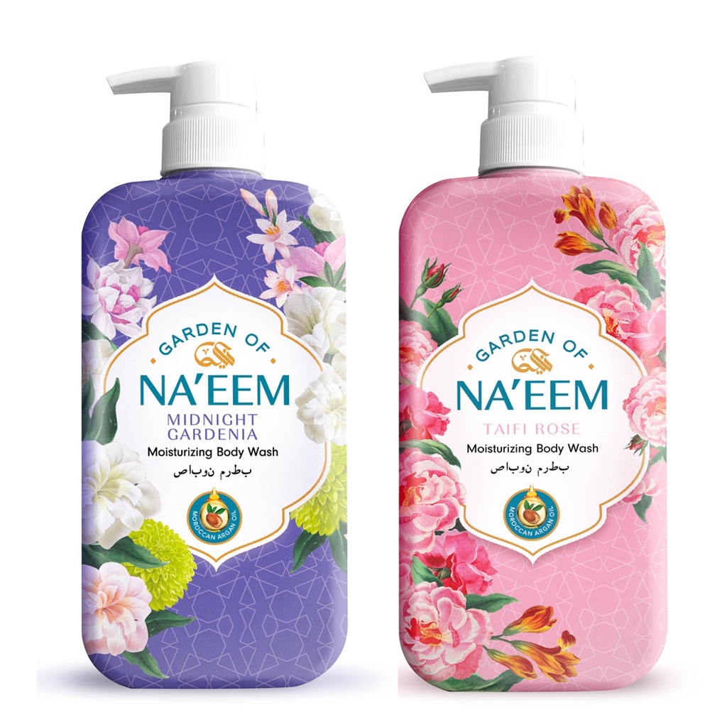 Garden Of Na'eem Moisturizing Body Wash Pump - 480ml