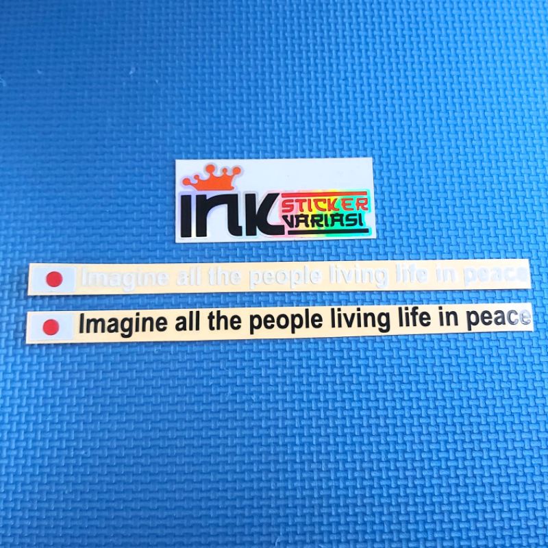 STICKER IMAGINE ALL THE PEOPLE CUTTING