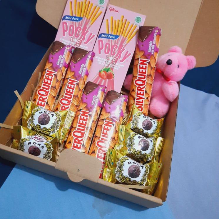 

NEW HAMPERS SPECIAL COKLAT SILVERQUEEN HAMPERS VALENTINE KADO PACAR GIFT BOX COKLAT ♫ 864