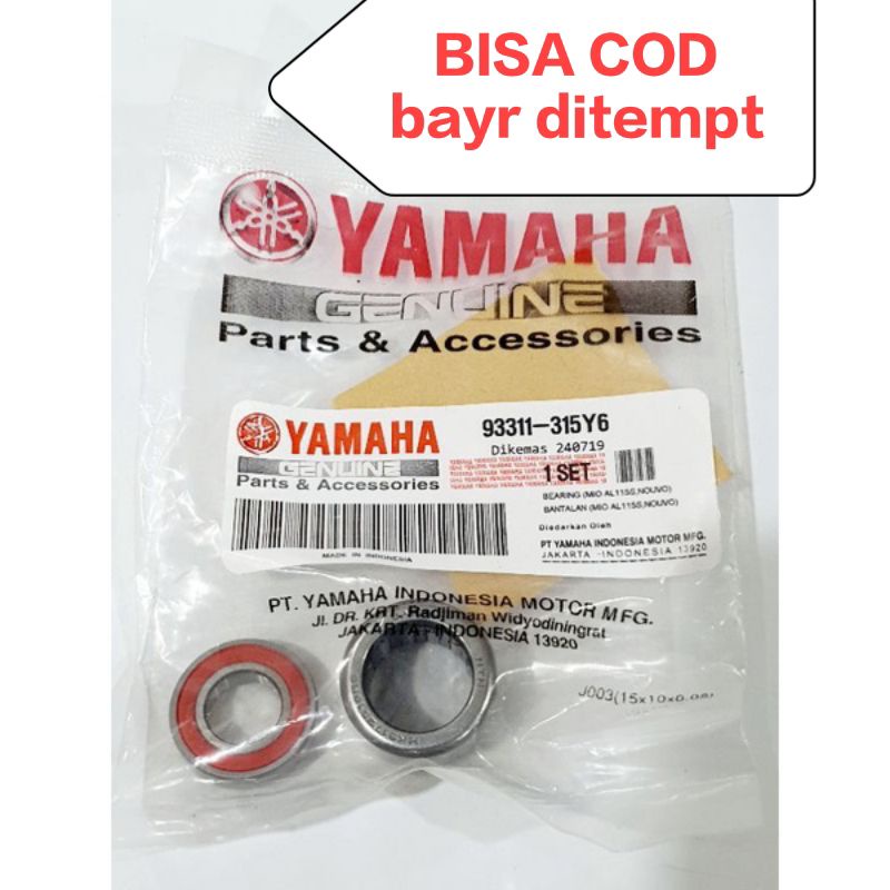 bearing / lahar pully puly ORI set komplit Mio j,soul gt115,mio gt,X-Ride 115,Fino 115