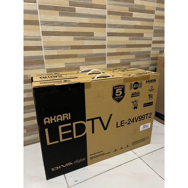 TV LED AKARI LE24V99T2 garansi resmi