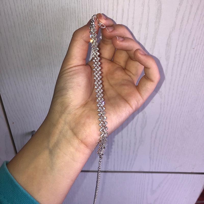 Aksesoris Pantai Gelang Kaki Kristal Lozenge Untuk Wanita India Grosir Bohemian Vintage