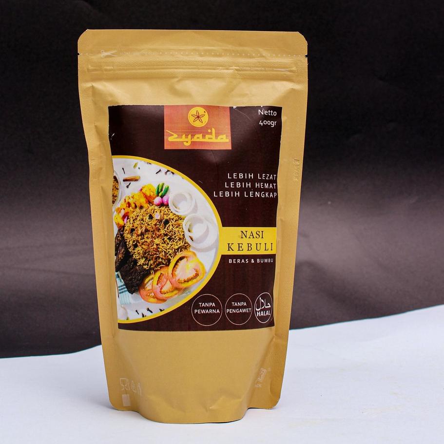 

Model baru - Nasi Kebuli Instan Zyada 400gr (4-5 Porsi) Beras Bumbu Kebuli Minyak Samin