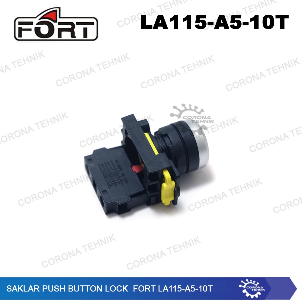 Saklar Push Button Lock FORT LA115-A5-10T