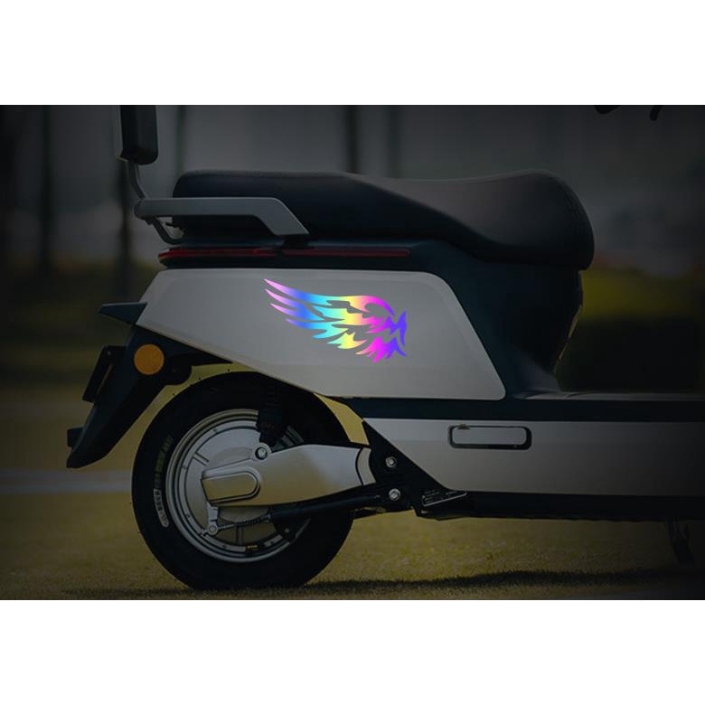 Vinyl decals Untuk Mobil Dan Motor Laser Reflektif decals Spion Belakang decals Body decals