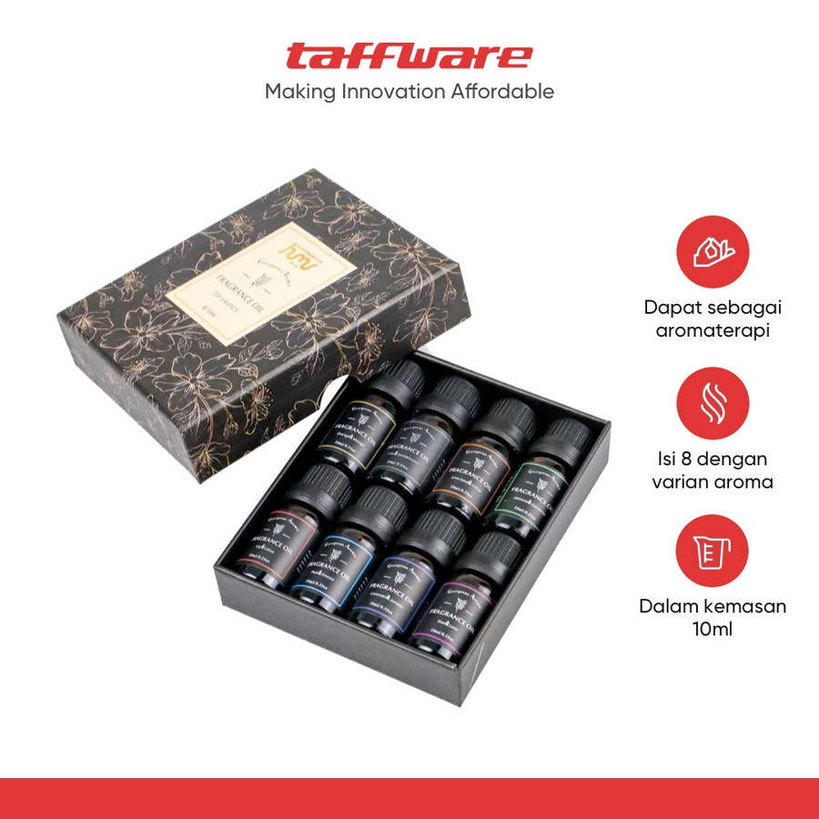 Minyak Aromatherapy 8 in 1 HUMI Essential Fragrance Oil 10ml