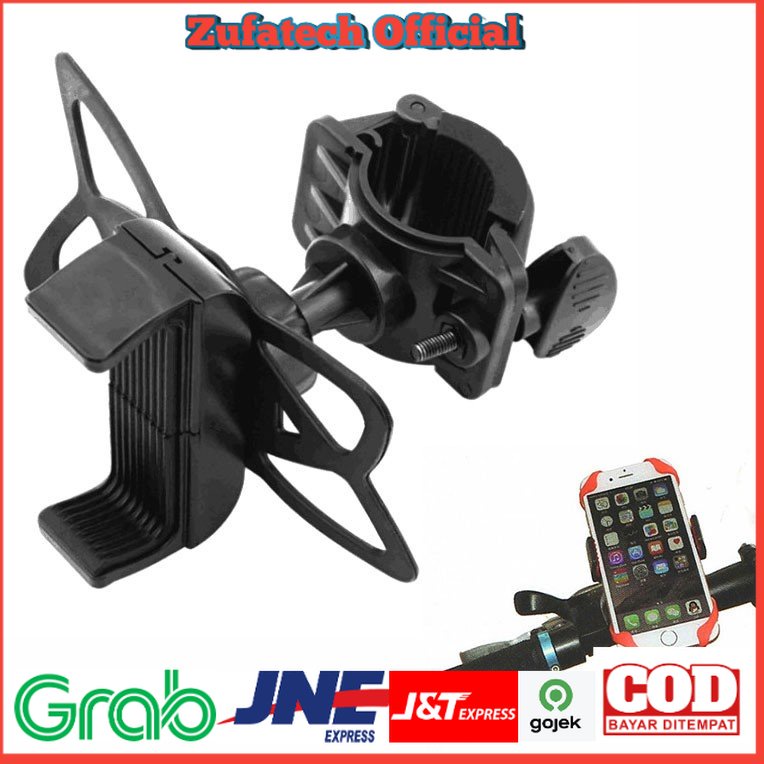 ZY Holder Smartphone Handlebar Sepeda 360 Degree - Black