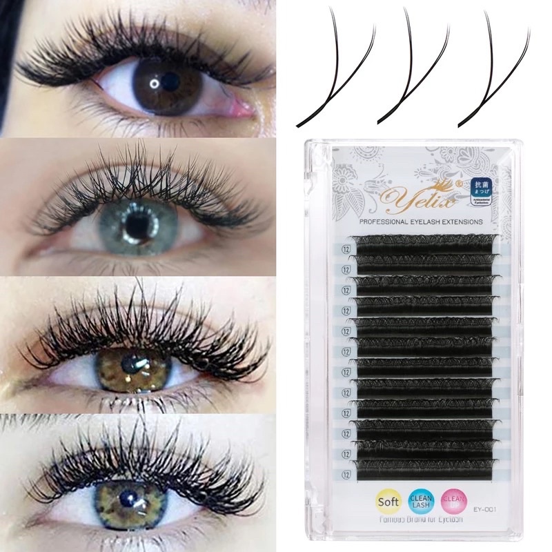 Yelix YY-Shape Lashes 12 Rows Soft For Eyelash Extansion