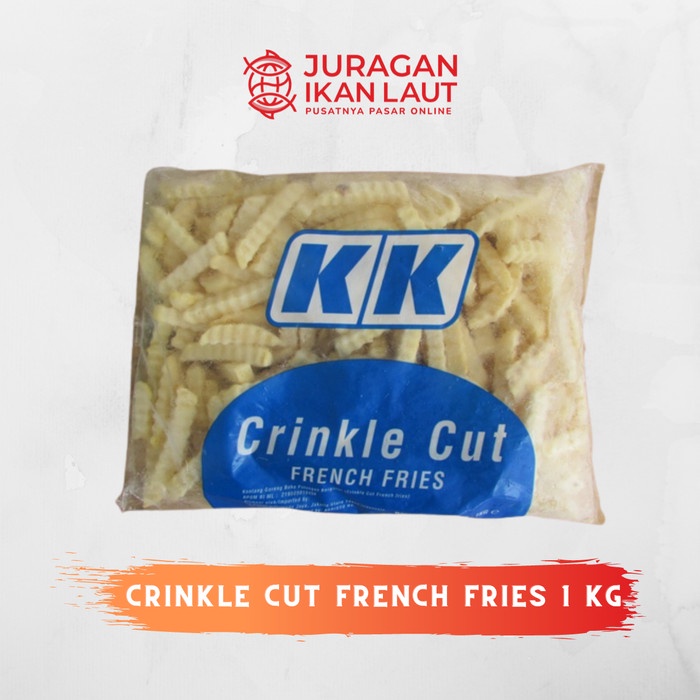 

Crinkle Cut French Fries KK Frozen - 1 Kilogram