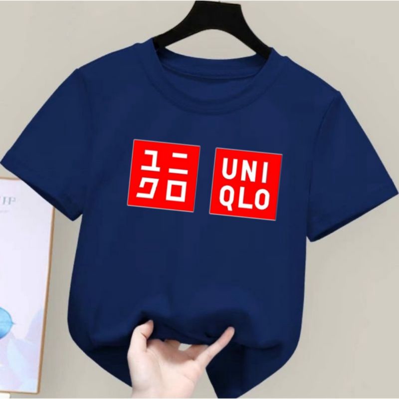 Kaos Anak Umur 2 sd 10 tahun Kid &amp; Junior Baju Kaos Anak Laki Laki Perempuan Uniql Merah T Shirt Anak Baju Anak Murah Atasan Anak Laki