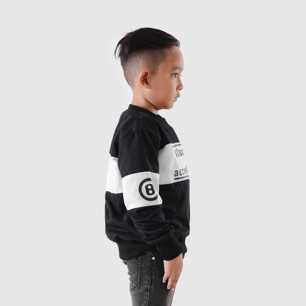 sweater anak crewneck anak laki laki perempuan unisex Usia 4-8 Tahun Blackfield Original