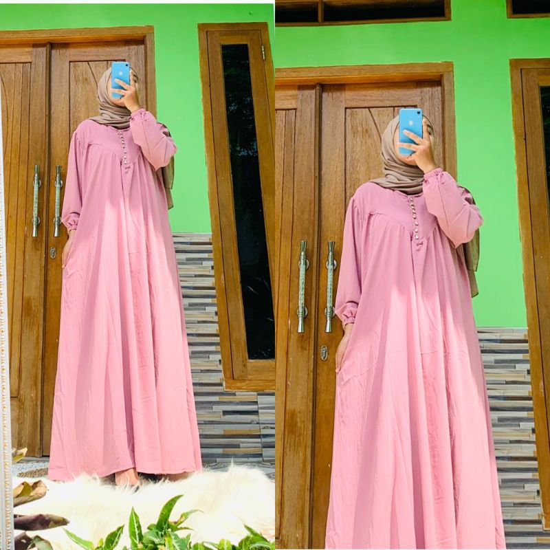 GAMIS CRINCKLE KANCING 1000 JUMBO