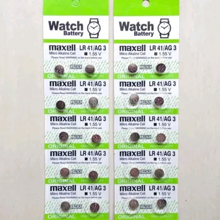[Ready] Baterai Maxell Lr41 Lr 41 Sr41 Ag 3 Sr 41 Ag3 G3