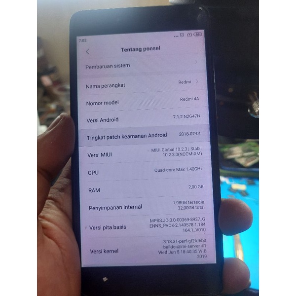 mesin redmi 4a Ram 2/32gb