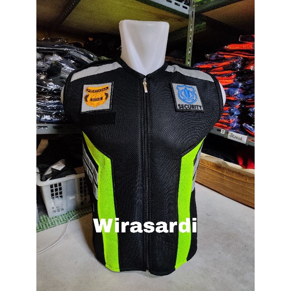 Rompi Security Bahan Double Mesh Model Terbaru/Rompi Satpam/Rompi Security/Rompi Polisi