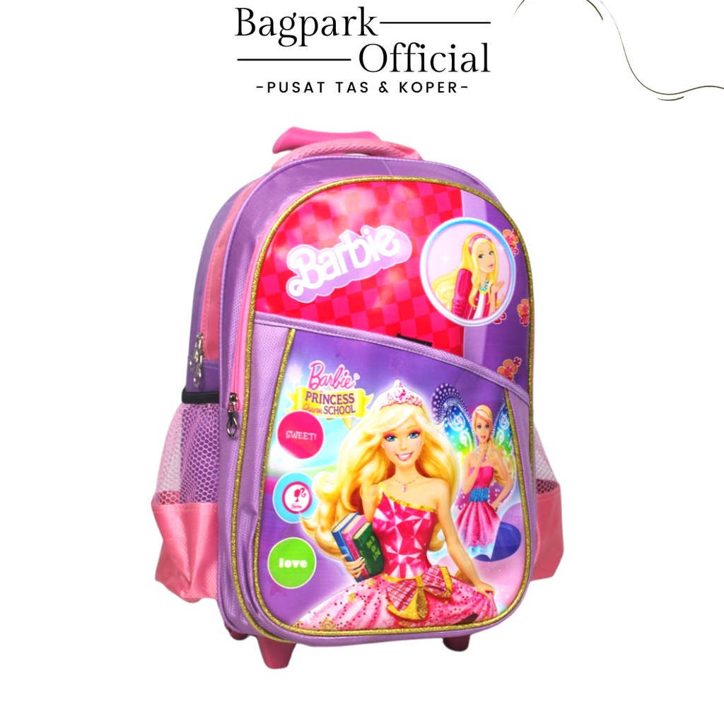 Tas Troli Anak Perempuan Troli Anak Sekolah Perempuan SD Tas Roda Anak Troli Anak Import Tas Troli Anak Hello Kitty Frozen Unicorn