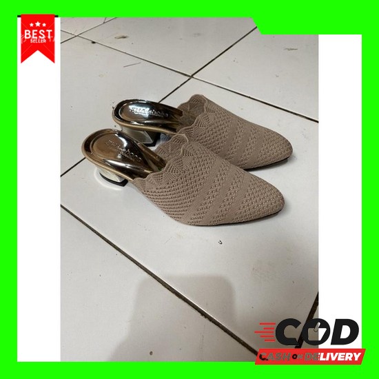 Sendal Anak Terbaru/ Sendal Andin Hak Kaca Terlaris/ Sendal Anak Perempuan/ Sendal Anak Heels Rajut 