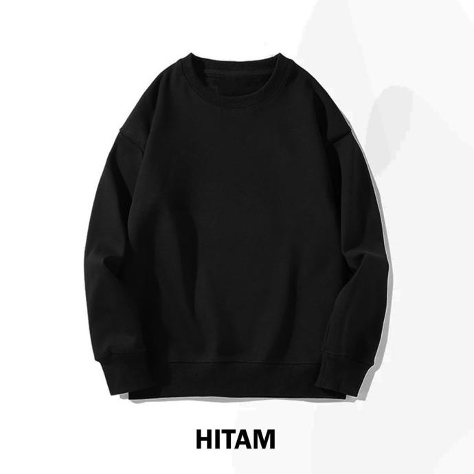 Sweater Oblong Crewneck Couple / Baju Pasangan LOVE HEART Bahan Fleece