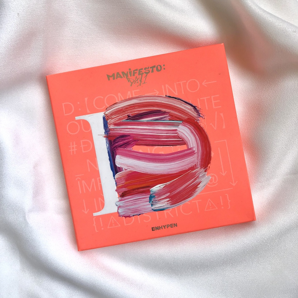 ALBUM ENHYPEN MANIFESTO ENGENE VER WITH WEVERSE POB (PC JUNGWON)