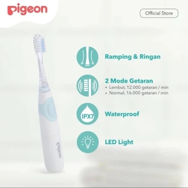 Pigeon Electric Finishing Toothbrush - Sikat Gigi ELektrik Pigeon