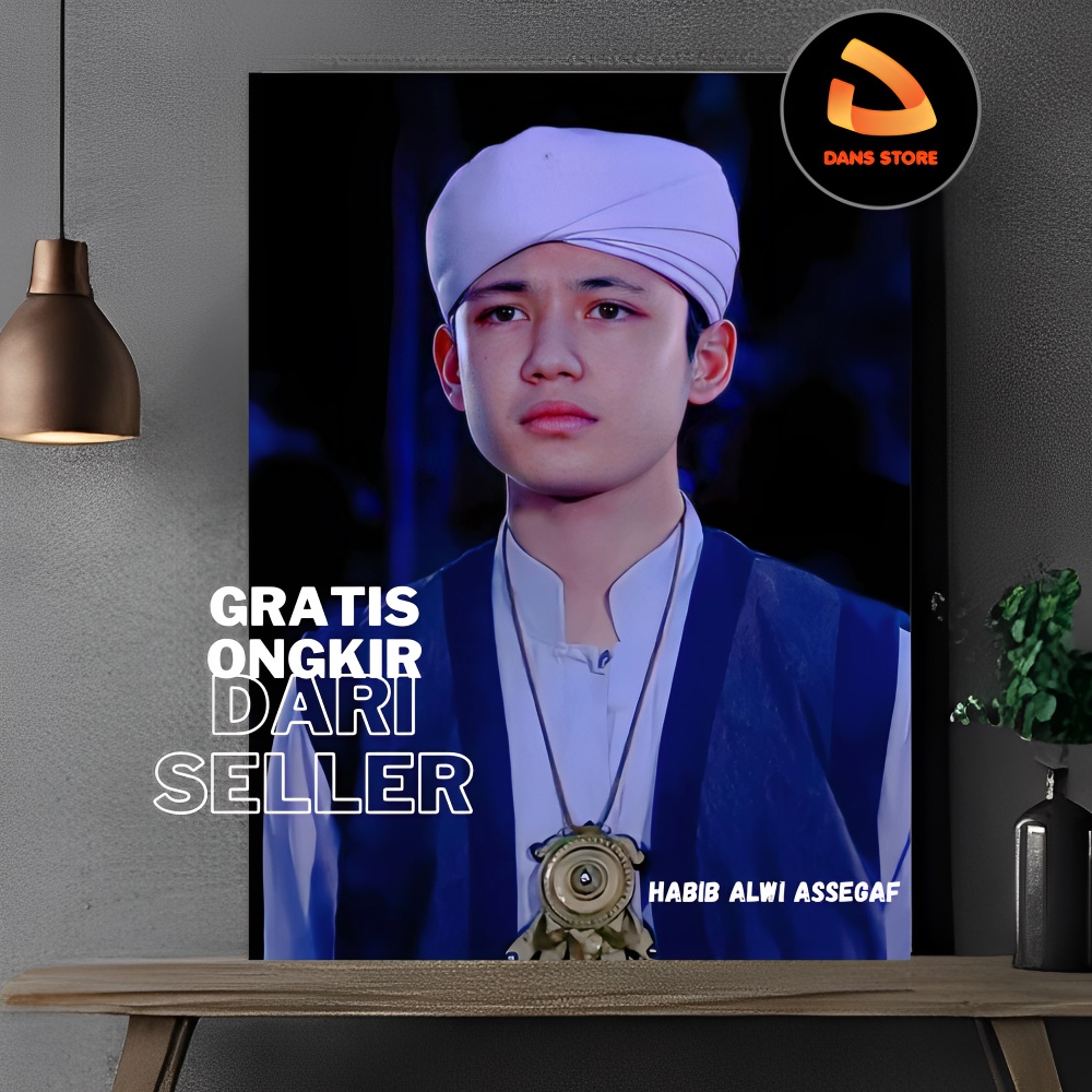 Poster Habib Alwi Assegaf Raden Hiasan Dinding Untuk Pajangan Dan Wall Dekor HAS10