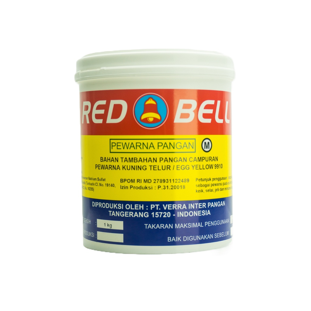

Red Bell Pewarna Bubuk Egg Yellow 9910, 1 Kg