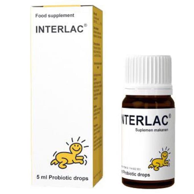 Interlac Probiotic Drops 5Ml Probiotik Bayi Obat Diare Bayi