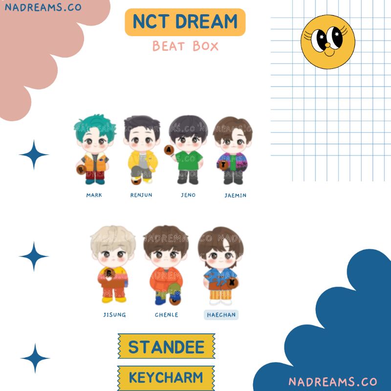 Jual Keycharm Keychain Standee Nct Dream Beat Box Shopee Indonesia