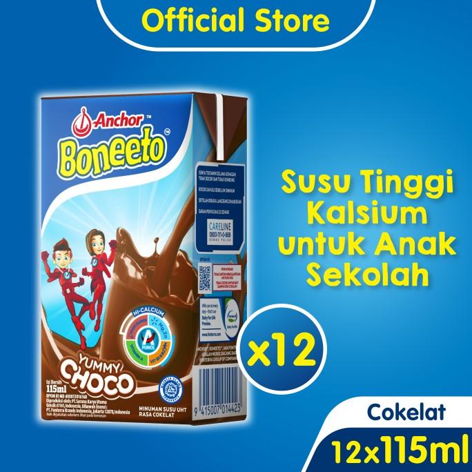 

Anchor Boneeto UHT Yummy Choco 115ml - 12 Pcs