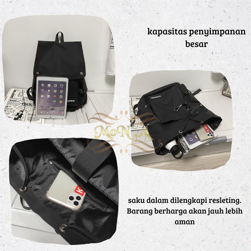 [OOS] Tas Ransel Pria/Wanita Backpack Waterproof Trendy Import Premium - M0183