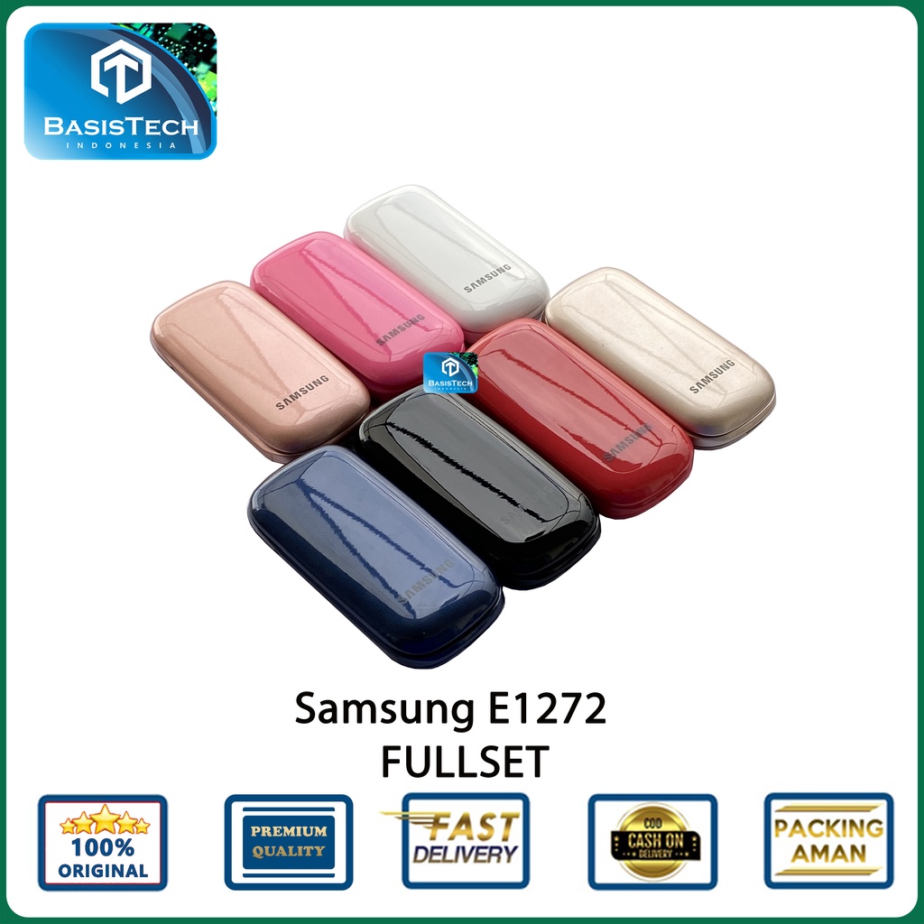 HOUSING CASING SAMSUNG E1272 FULLSET - BASISTECH ORIGINAL QUALITY