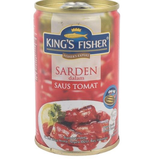 

(TERBARU) Paket couple 2 pcs King's Fisher Sarden mini saus tomat Makanan Kaleng 155 g kings fisher