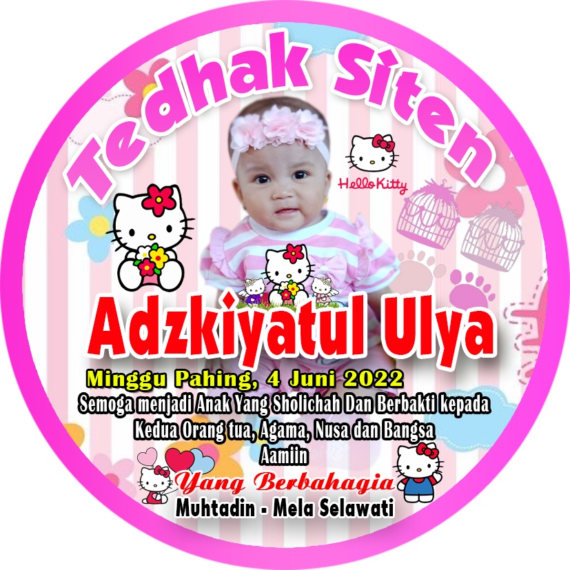 

Sticker Tedhak Siten