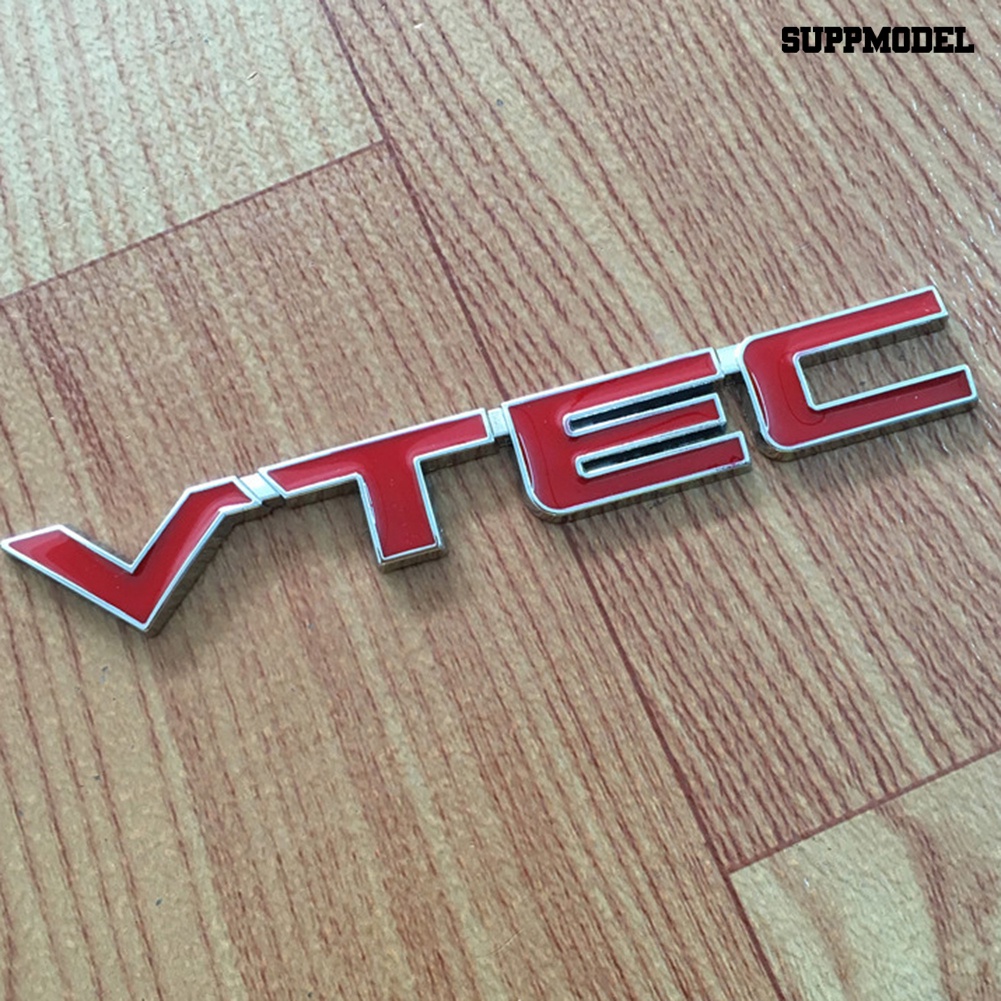 [Auto] Metal VTEC Logo Kendaraan Mobil Huruf Stiker Auto Fender Decal Emblem Untuk Hond-a