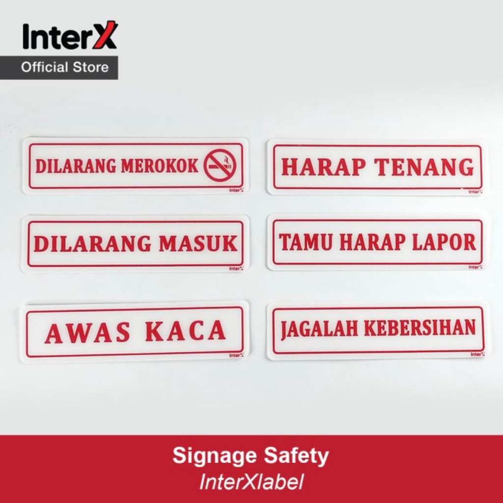

Interxlabel Sign Safety
