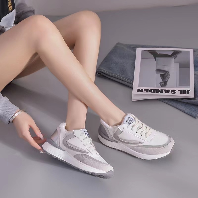 CaniKorea &quot;FREE BOX&quot; Taecyeon Sepatu Sneakers Wanita Fashion Korea Import 9187