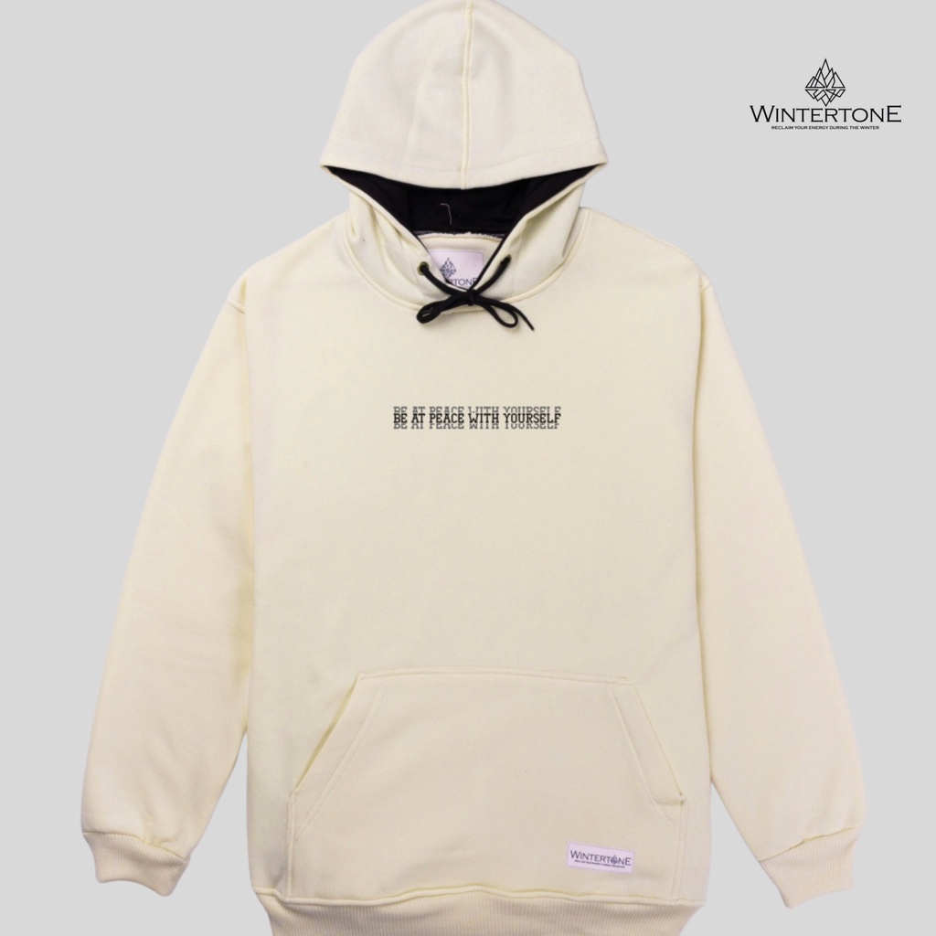 Sweater Hoodie Pria Distro Cream Oversize WINTERTONE Original Simple Series 3 Aesthetic WNTRN Switer Hodie Cowok Kream Motif Simpel Basic Original Suiter Hoody Sablon Print Jumper Pullover Sweter Hudi Unisex Cwe Cwo Lokal Brand