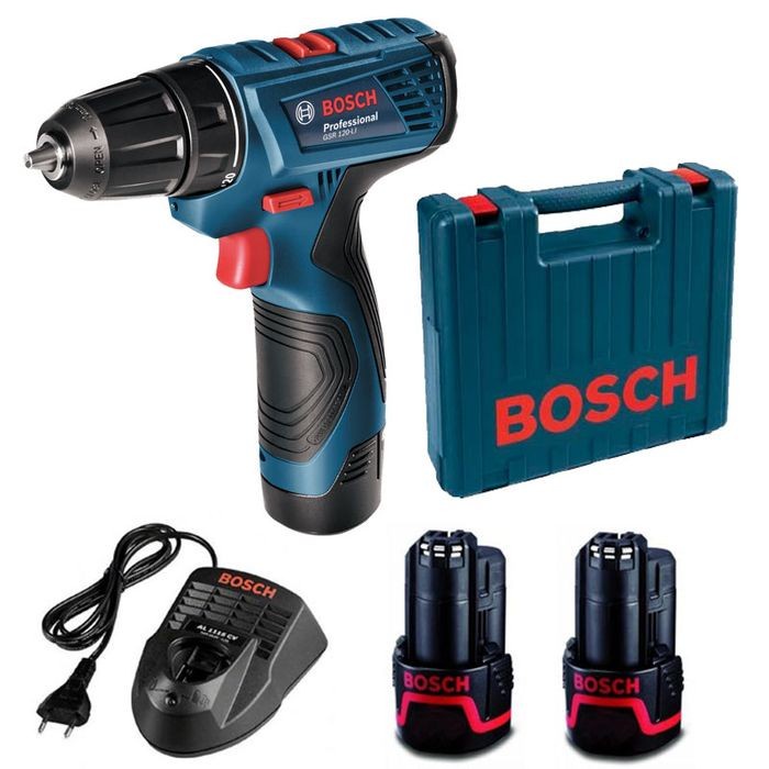 Bor Obeng Baterai Bosch Gsr 120-Li Cordless Drill Gsr120Li