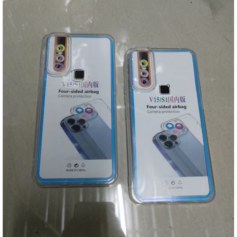 Softcase Vivo V15 Silikon Casing Case Bening Transparan Pelindung Camera