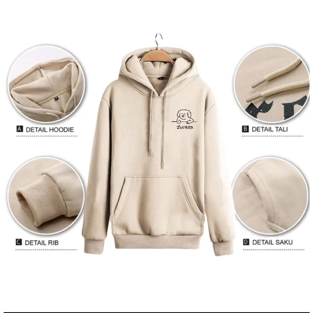 SWEATER HOODIE SIMPEL / HOODIE POLOS SIZE M- XXL / JAKET POLOS ORIGINAL