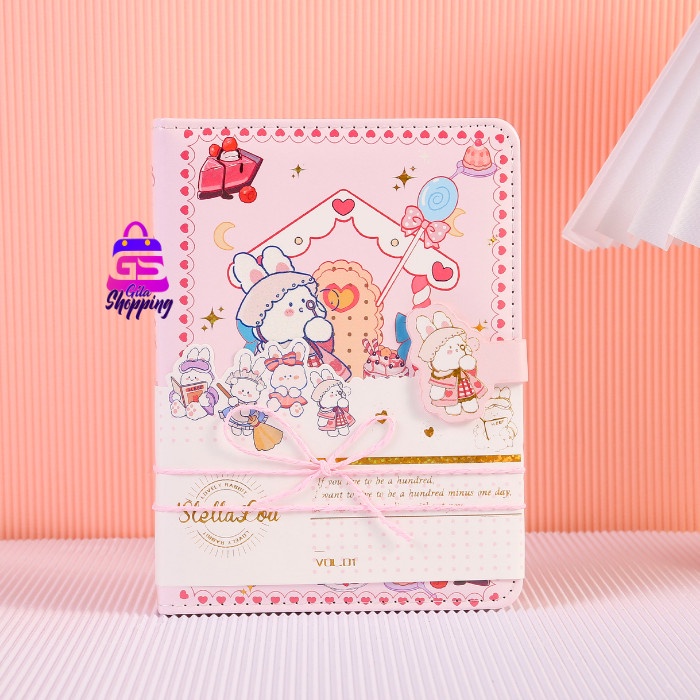 

✨NEW✨ - Magnetic Notebook Diary Stella Lou / Jurnal agenda Buku tulis - 6063 - A