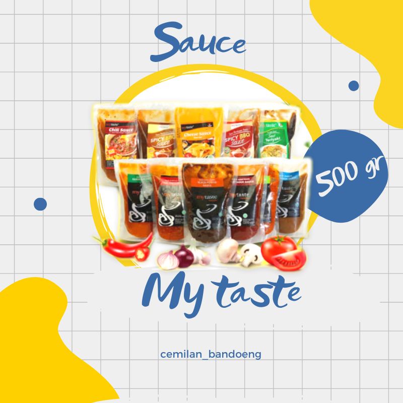 SAOS MY TASTE ANEKA VARIAN RASA KEMASAN 500GR