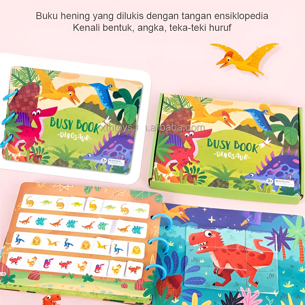 Mainan Edukasi Anak Menyusun Puzzle Seru | Diy Busy Book Kado Ulang Tahun Anak Laki Laki Perempuan | Mainan Terbaru 2023