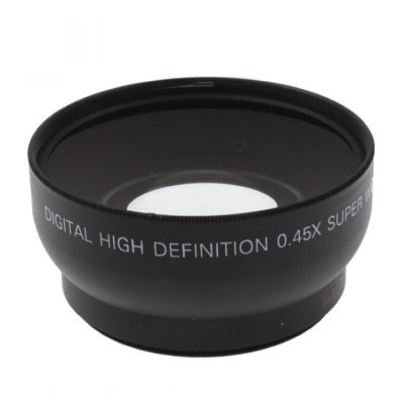 Wide Angle Lens 0.45X 52mm with Macro for Nikon D40 / D60 / D70s